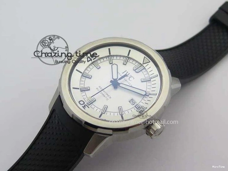 MIROTIME 0501 TechFriendly Aquatimer Automatic SS IW329003 V6F 1:1 Best Edition On Black Rubber Strap MIYOTA 7271